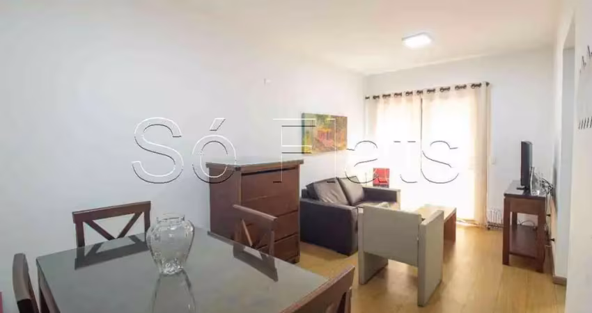 Flat contemporâneo, disponível para venda com 41m², 01 dorm e 01 vaga