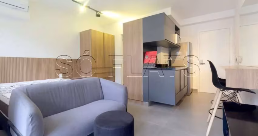 Apto no vn melo alves disponível locação 27m², 1 dormitório no bairro do jardim paulista.