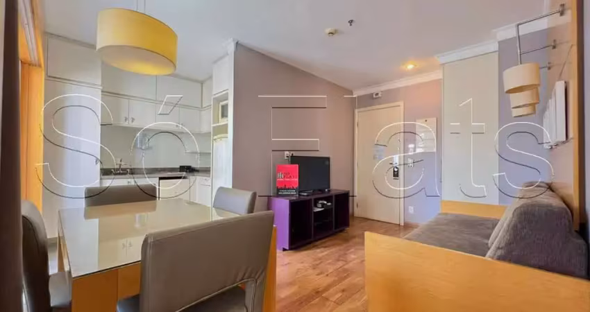 Flat esuítes congonhas para locação com 44m², 1 dormitório e 1 vaga de garagem.