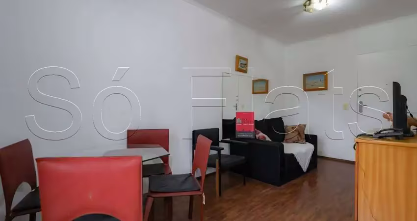 São paulo suíte service, apto disponível para locação contendo 36m², 01 dormitório e 01 vaga.