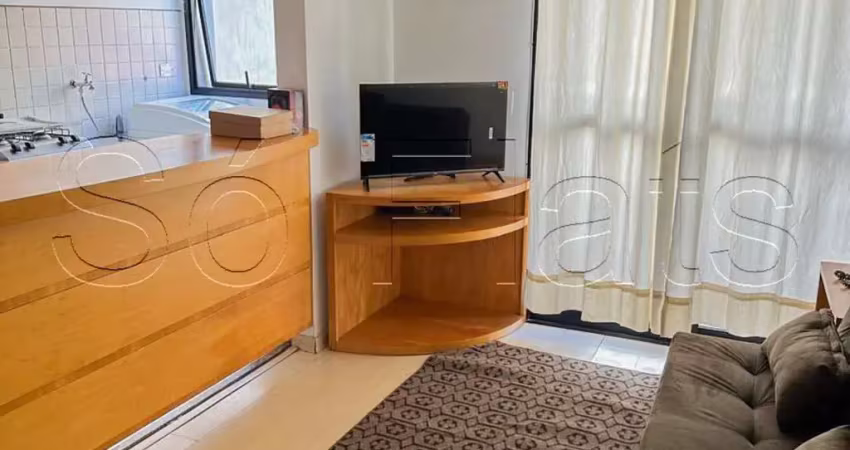 Spazio vitae, flat disponível para locação contendo 41m², 01 dormitório e 01 vaga.