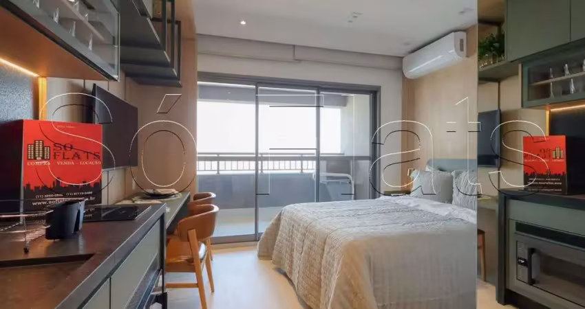 Lumiere studios, flat disponível para locação contendo 29m² e 01 dorm, localizado na vila mariana.