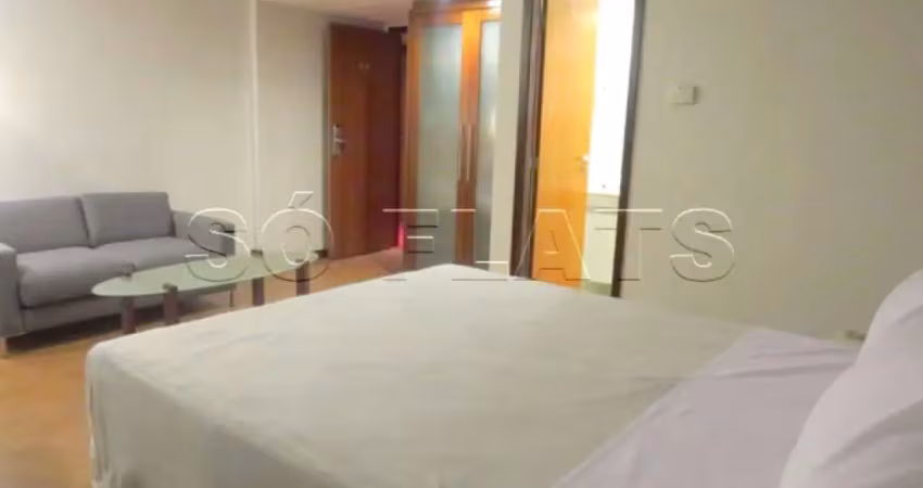 Apartamento para locação no edifício Bourbon Ibirapuera.