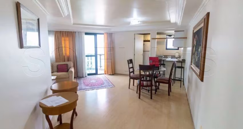 Flat alto padrão, 2 dormitórios, próximo a Av. Paulista Shopping Patio Paulista e metrô Paraíso.