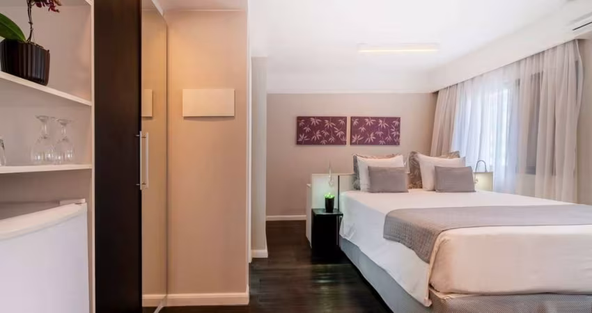 Flat  disponível para venda com 33m² e 01 vaga de garagem