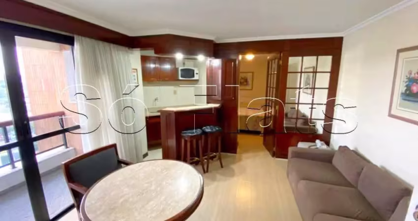 Flat no higienópolis classic contendo 39m², 1 dormitório e 1 vaga disponível para locação.