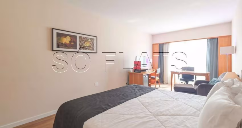 Flat Sol Alphaville disponível para venda com 30m² e 01 vaga de garagem