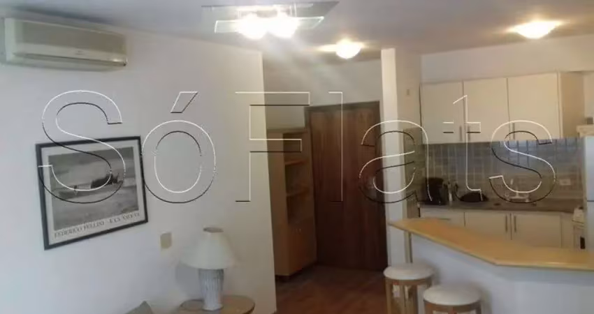 Flat em alphaville fora do pool para moradia ou investimento.