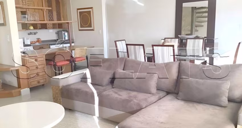 Lindo flat, prox ao Shoppings Alpha, Flamingo, Rpd. Pres. Castelo Branco. Fácil acesso a São Paulo