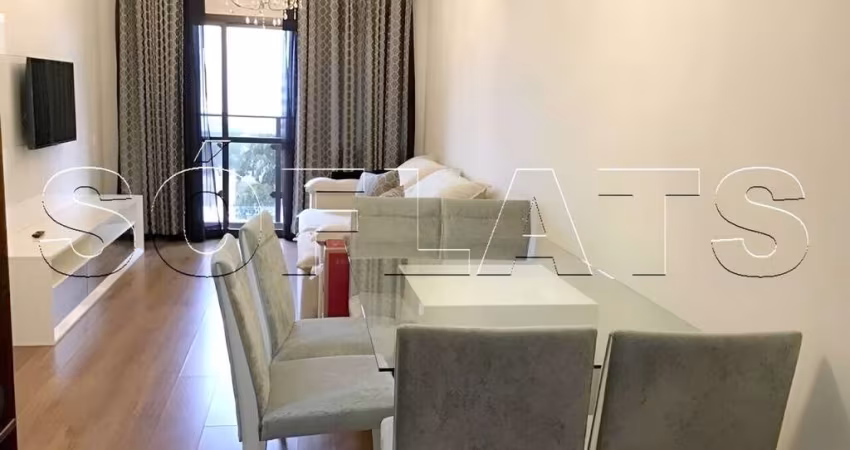 Flat contendo 48m², 1 dorme e 1 vaga em São Bernardo do Campo disponível para locação.