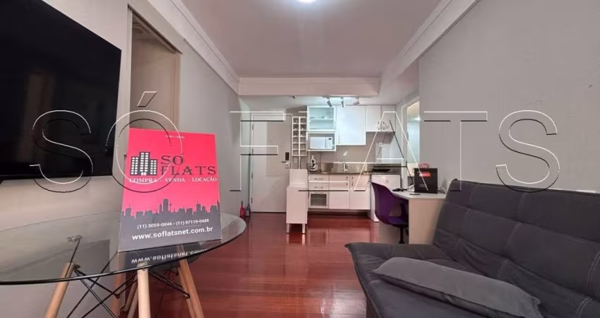 Flat contendo  50m², 2 dormitórios e 1 vaga disponível para locação, localizado em Guarulhos.
