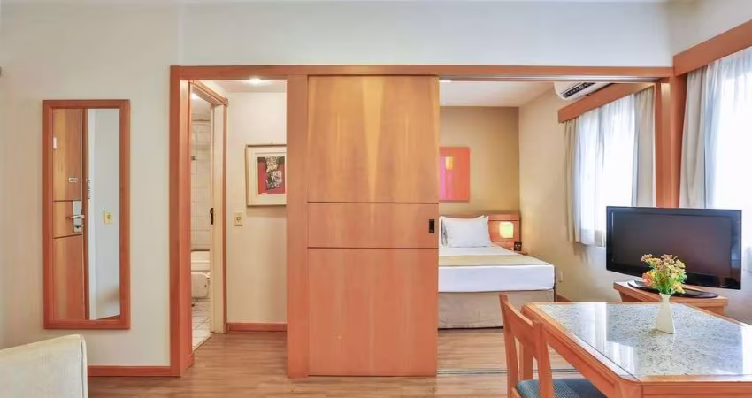 Flat Hampton Park disponível para venda com 31m² e 01 vaga de garagem