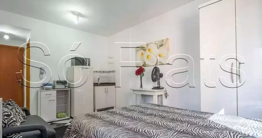 New citi, flat disponível para locação contendo 27m², 1 dormitório e 1 vaga.