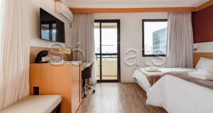 Apartamento Quality Faria Lima 29m² 1 dorm 1 vaga em Pinheiros disponível para Locação.