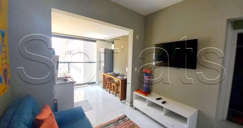 Flat no Vx Change 38m², 1 dormitório e 1 vaga disponível para locação no Jardim Paulista.