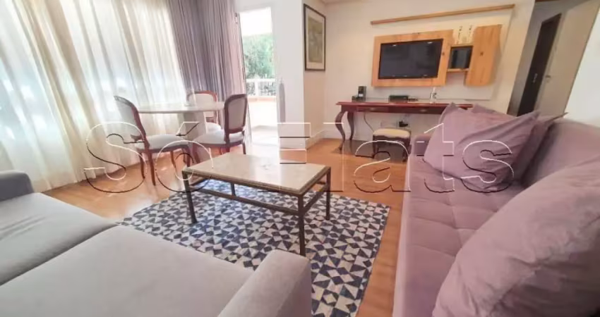 Flat fora do pool nos jardins, ótimo investimento ou moradia
