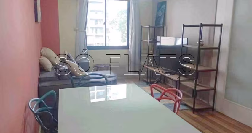 Flat Adagio Moema,. disponível para venda com 37m², 1 dormitório e 1 vaga de garagem