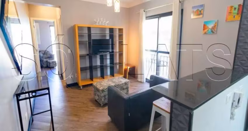 Flat com 1x dormitório e 1x vaga de garagem próx ao metrô e escola paulista de magistratura.
