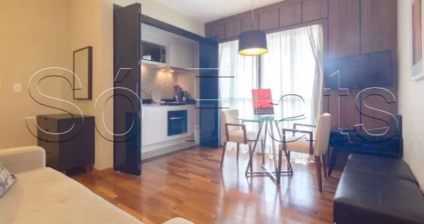 Gran estanconfor veranda berrini, flat disponível para locação no melhor do brooklin.