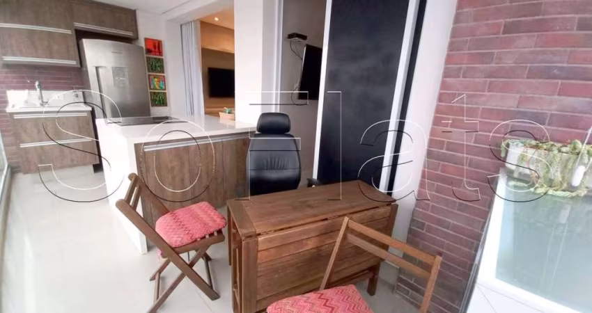 Affinity Vila Olímpia, flat com 43m², 1 dormitório e 1 vaga, disponível para locação.