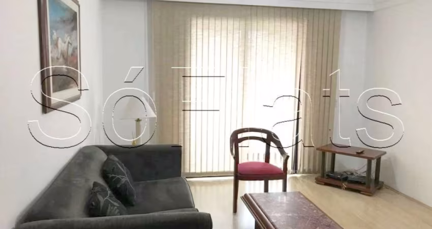 Flat com 1 dormitório totalmente reformado no coração do Itaim Bibi ao lado da Av. Faria Lima.
