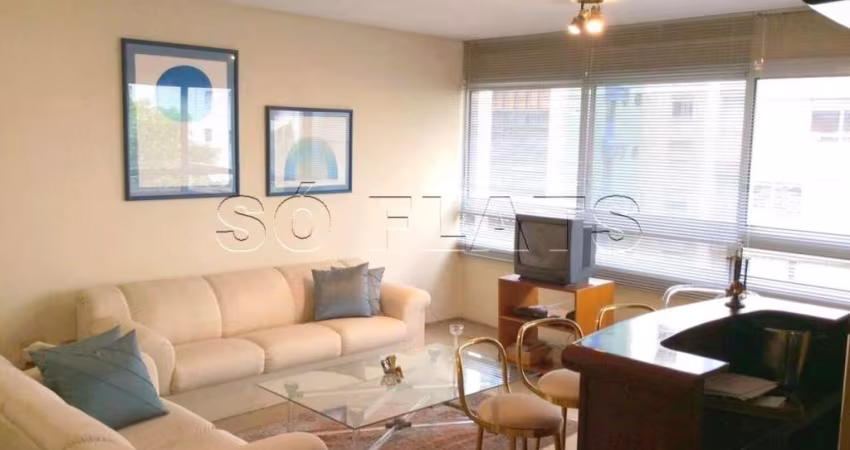 Locação em alto padrão: Jardins Excelente localização 1 Dorms 66m²