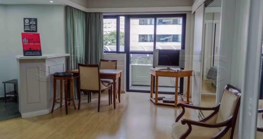 Flat no Jardins com localização privilegiada próximo a Av Paulista, Metrô Paulista e Pq Trianon.