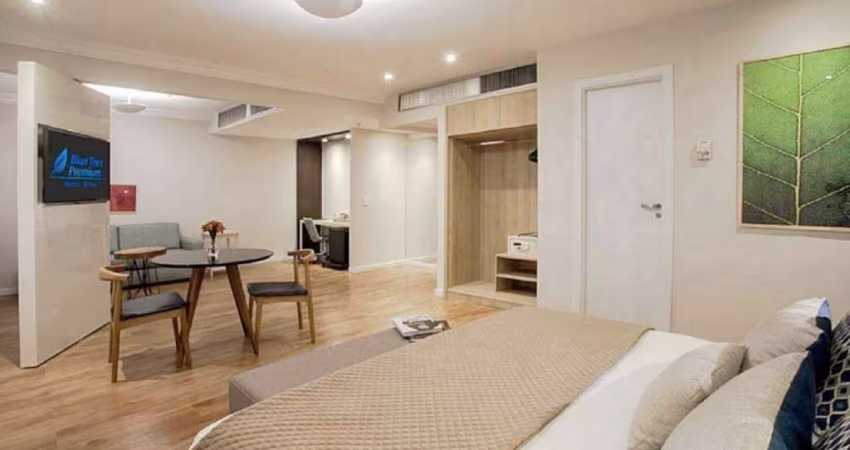 Flat Blue Tree Premium Morumbi disponível para venda, com 26m² e 01 vaga de garagem