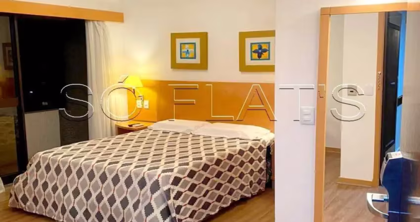 Flat tipo studio mobiliado com serviços, sem burocracia no coração do jardim paulista. consulte-nos.