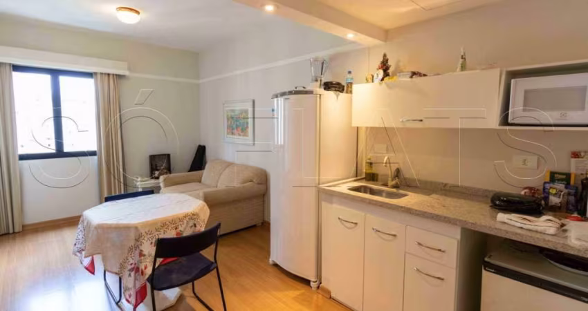 Flat mobiliado com 1 dormitório no Jardim Paulista próximo a Av. Paulista