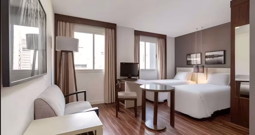 Flat Wyndham São Paulo Paulista disponível para venda com 32m² e 01 vaga de garagem