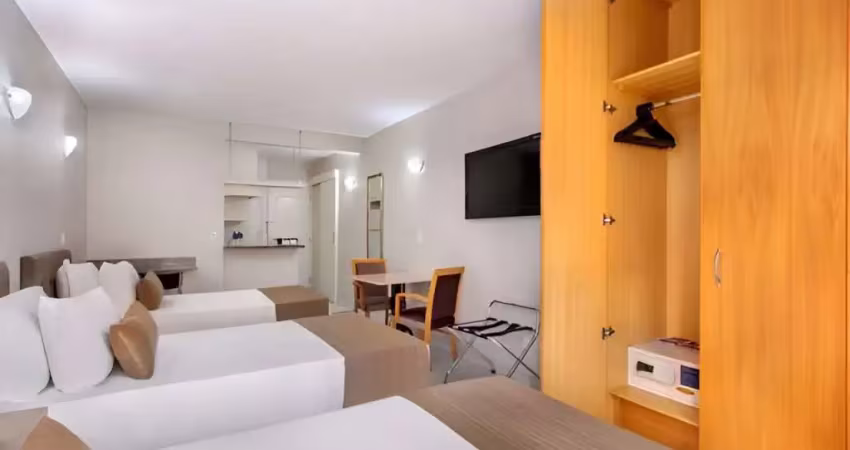 Excelente flat com uma localização privilegiada, american loft