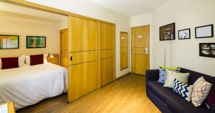 Flat com  fácil acesso a Av. Paulista, 9 de Julho, prox ao Shop Pamplona. Consulte-nos,