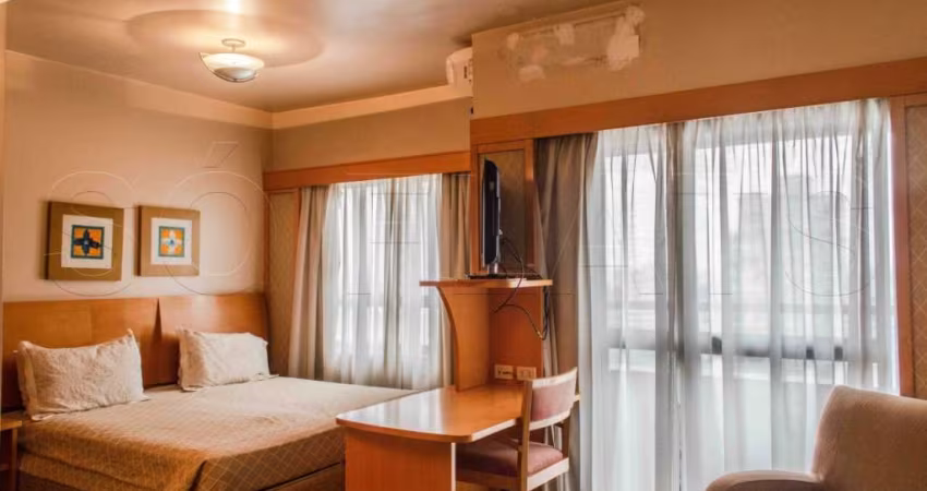 Apartamento mobiliado com serviços, sem burocracia no coração do Jardim Paulista.