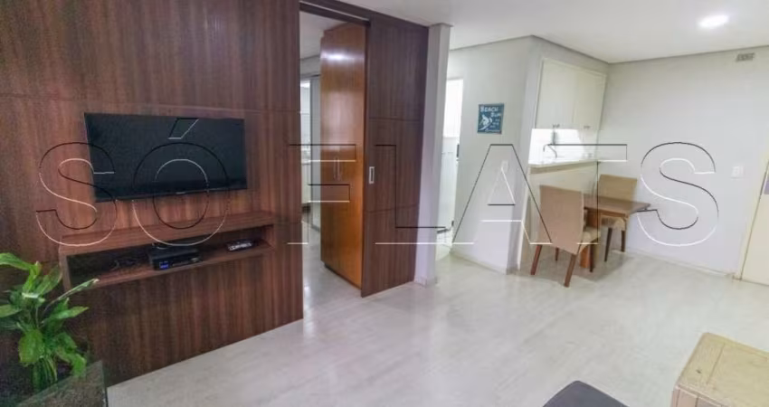 Flat mobiliado próximo a Avenida Paulista, Masp, Metrô Trianon com entrada imediata e sem fiador.