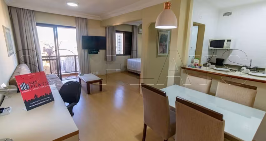 Excelente flat nos Jardins, proximo a Av. Paulista e ao Pq. Trianon. Consulte-nos