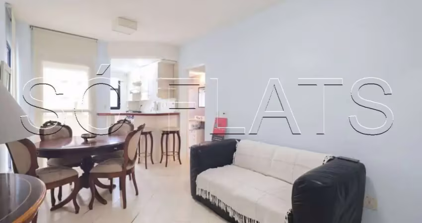Flat na vila nova conceição disponível para locação próximo ao pq do ibirapuera e hospital são luiz.