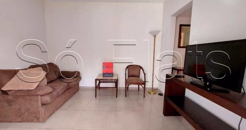 Lindo flat para locação próximo ao Pq Ibirapuera e Av Ibirapuera. 1 dormitório mobiliado.