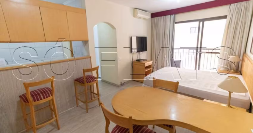 Mercure Sp Alameda Apartamento mobiliado com 1 dormitório próximo da Livraria Cultura da Av Paulista