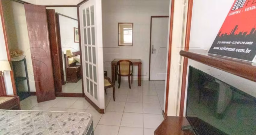 Flat no Jardim Paulista com 1x Dorm com serviços de arrumação diária, tv a cabo e 1x vaga de carro.