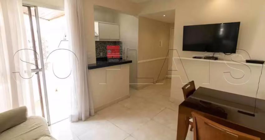 Flat no jardim paulista para locação e totalmente mobiliado. com entrada imediata.