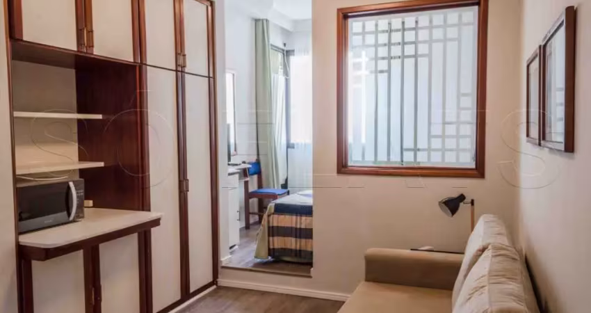 Flat para locação prox ao Metro OScar Freire, Av. Paulista e Hosp das Clinicas. Consulte-nos.