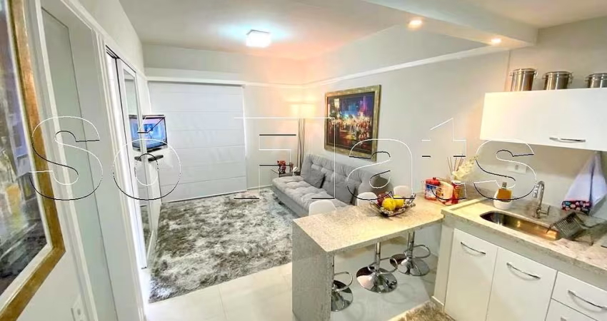 Flat Ninety disponível para venda com 33m², 1 dormitório e 1 vaga de garagem