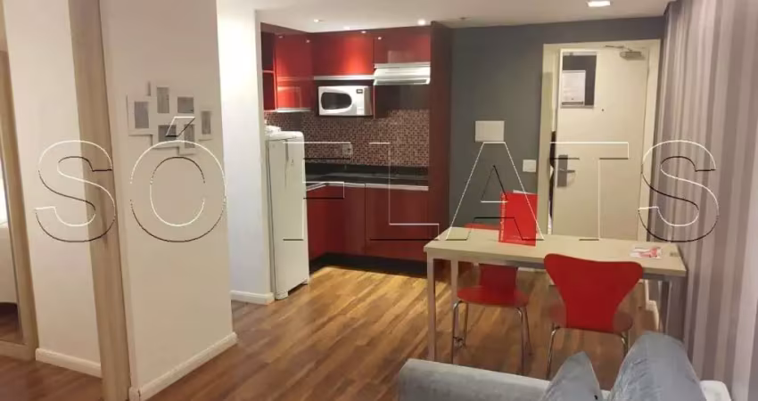 Flat com 02 dormitórios em Moema, próximo ao Shopping  Ibirapuera,