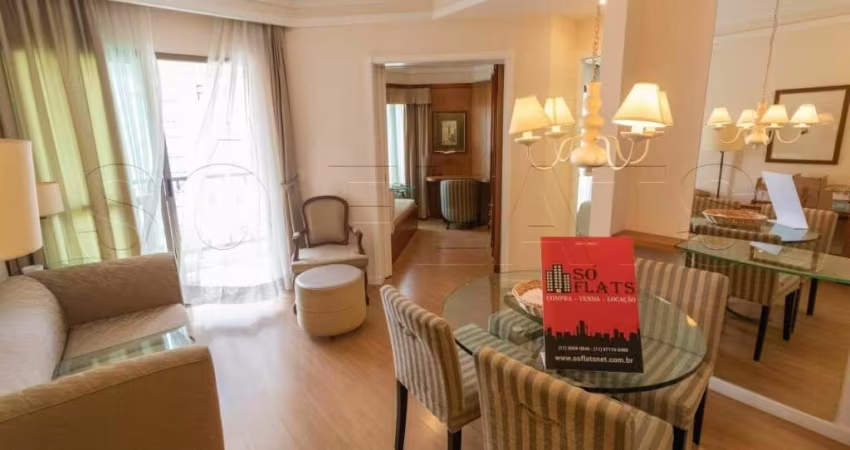Apto com serviços no Itaim Bibi 02 Dorms 52m² , perfeito para investimento ou moradia.