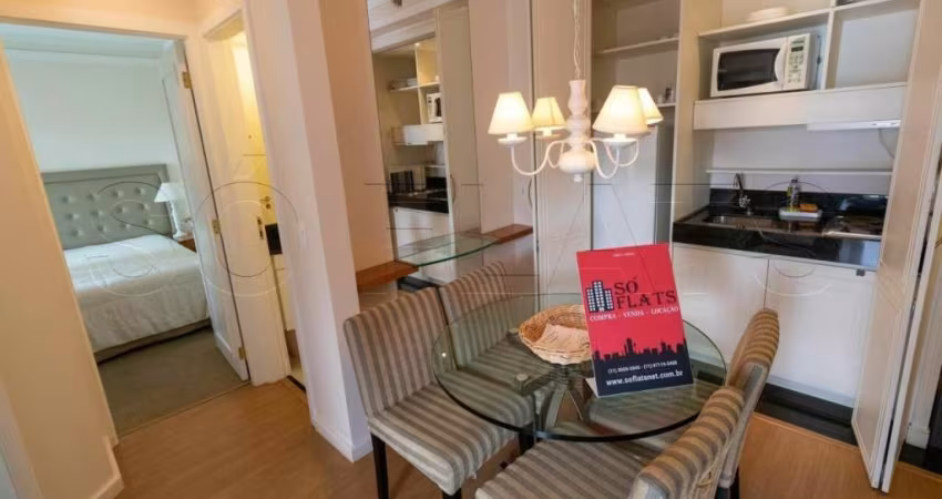Apto com serviços na Vila Nova Conceição com 02 Dorms 52m² , perfeito para investimento ou moradia.