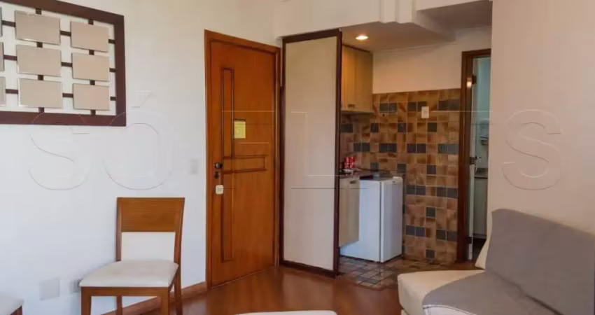 Flat com 1 quarto à venda na Rua Doutor Chibata Miyakoshi, 183, Morumbi, São Paulo