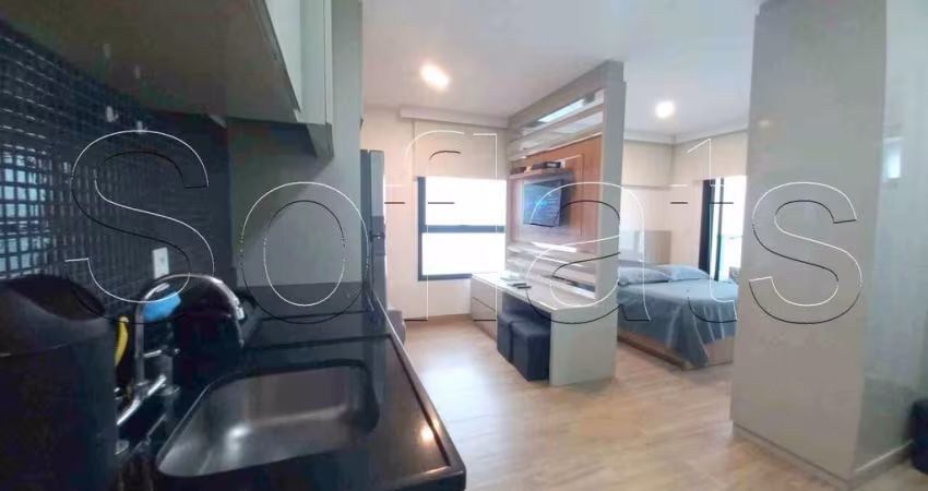 Apartamento tipo Studio, novo, prox a Av. Sto Amaro, Jornalista Roberto Marinho e Metrô Campo Belo.