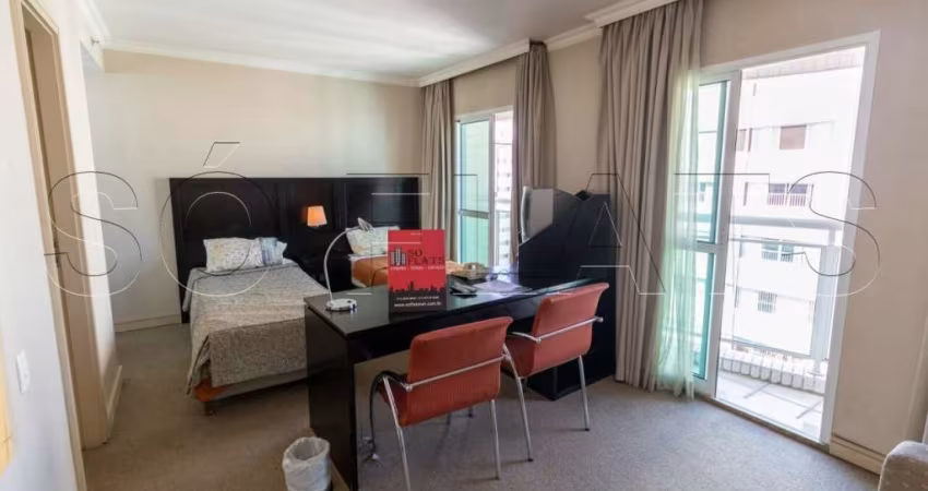 Flat para locação próximo a PUC e Av. Sumaré. Com entrada imediata e sem fiador.