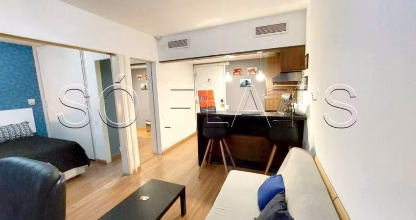 Flat Ninety 35m² 1 dormitório 1 vaga para locação no Jardim Paulista.